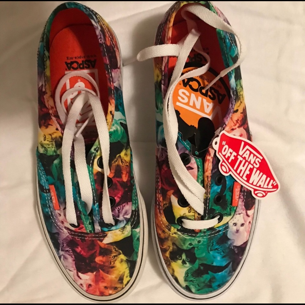 Rainbow Cat Vans (NWT)